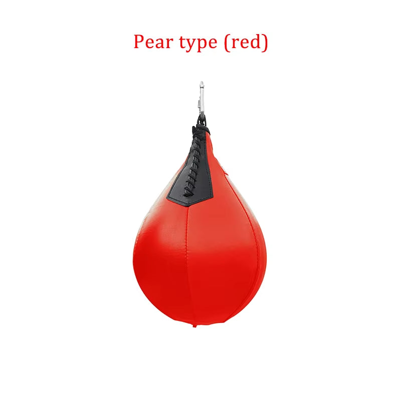 Quality PU Punching Ball Pear Boxing Bag Training Reaction Speed Speed Balls Fitness Training Hanging Boxing Speed Ball