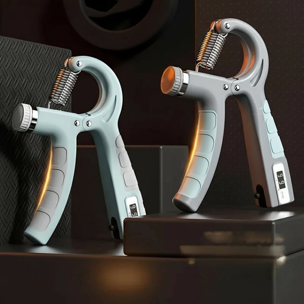 5-60Kg Adjustable Hand Grip Strengthener Hand Grip Trainer with Counter Wrist Forearm and Hand Exerciser for Muscle Building