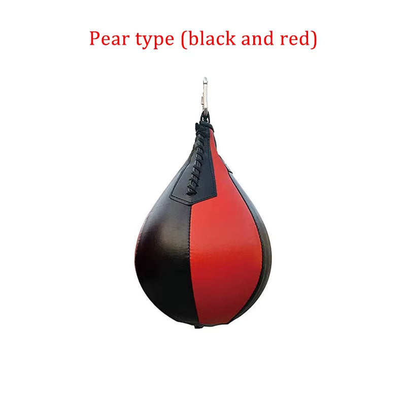 Quality PU Punching Ball Pear Boxing Bag Training Reaction Speed Speed Balls Fitness Training Hanging Boxing Speed Ball
