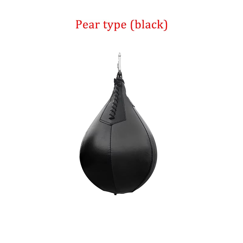 Quality PU Punching Ball Pear Boxing Bag Training Reaction Speed Speed Balls Fitness Training Hanging Boxing Speed Ball
