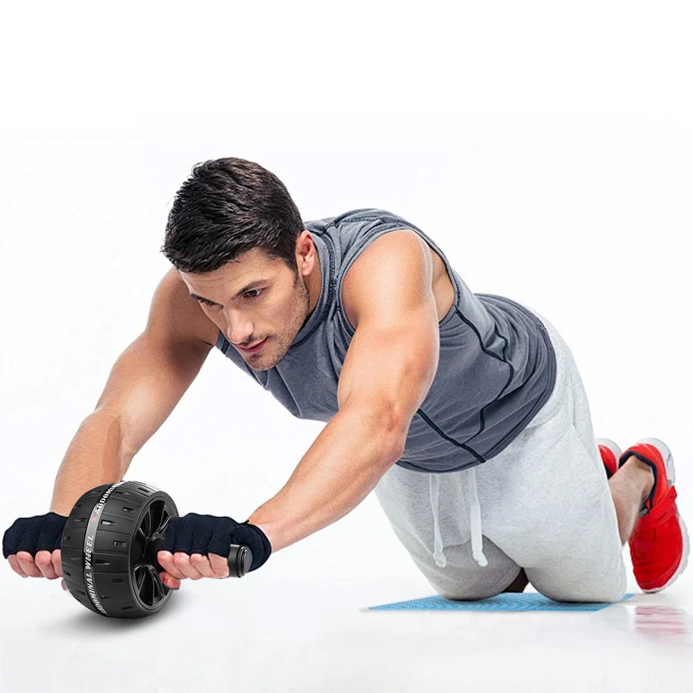AB Slide ABS Exercise Big Abdominal Wheel Roller Home Non-Slip Training Equipment No Noise Gym Strength Workouts ABS Roller